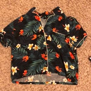 Hawaiian crop t-shirt